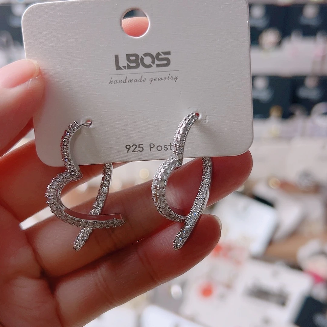 琉璃纯铜合金耳环的