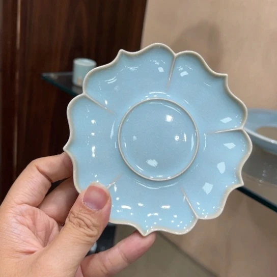 瓷片陶瓷茶器陶瓷汝瓷