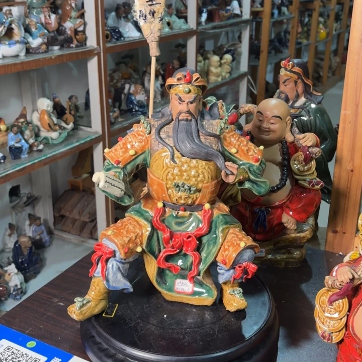 陶瓷陶瓷特价坐关公