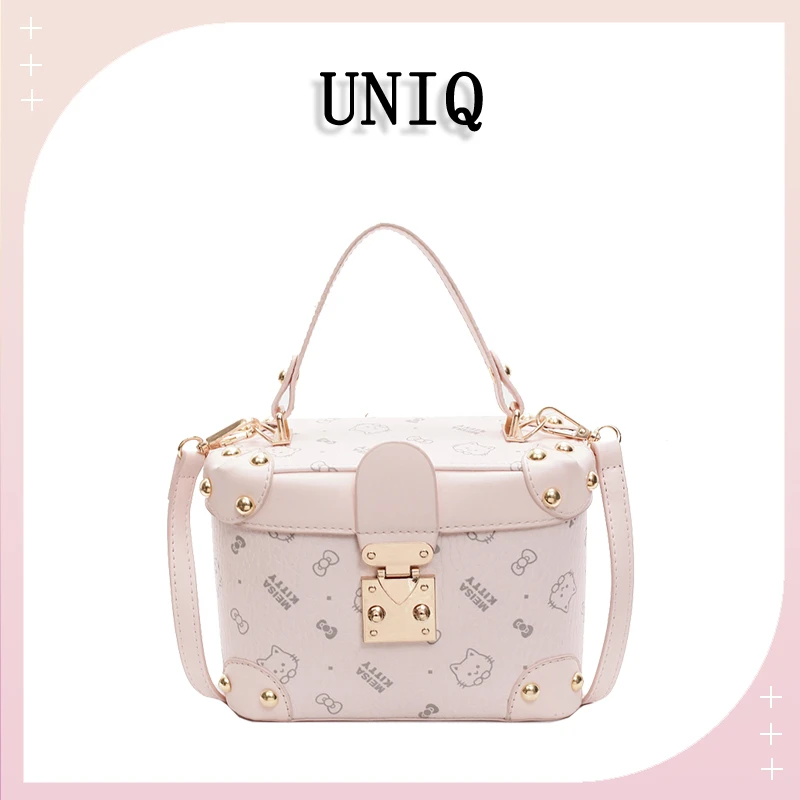 【高级感印花 盒子包】时尚小众女士设计斜挎包网红洋气潮流小包包