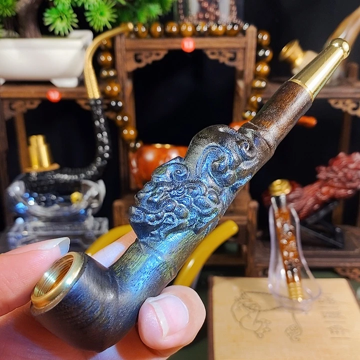 高端定制金丝楠烟嘴
