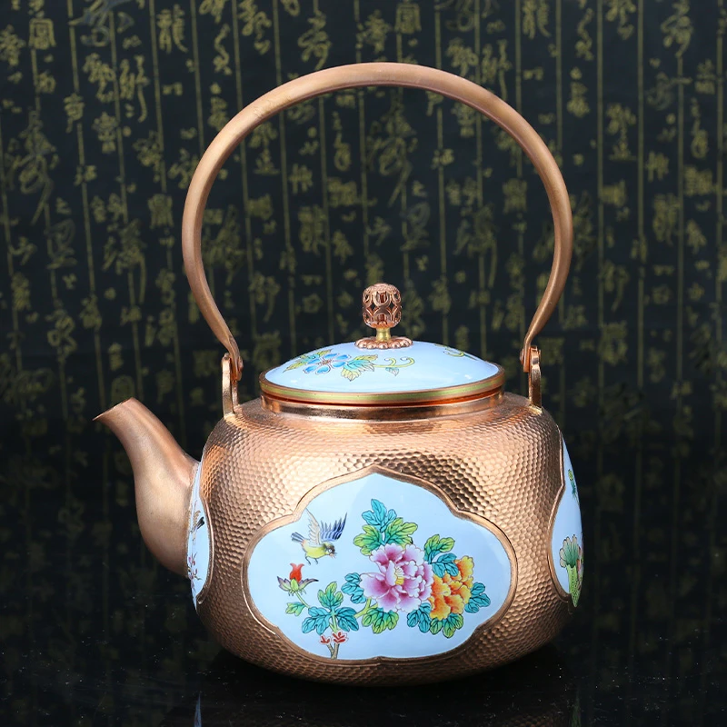 景泰蓝画珐琅铜壶  工艺精湛 匠心传承