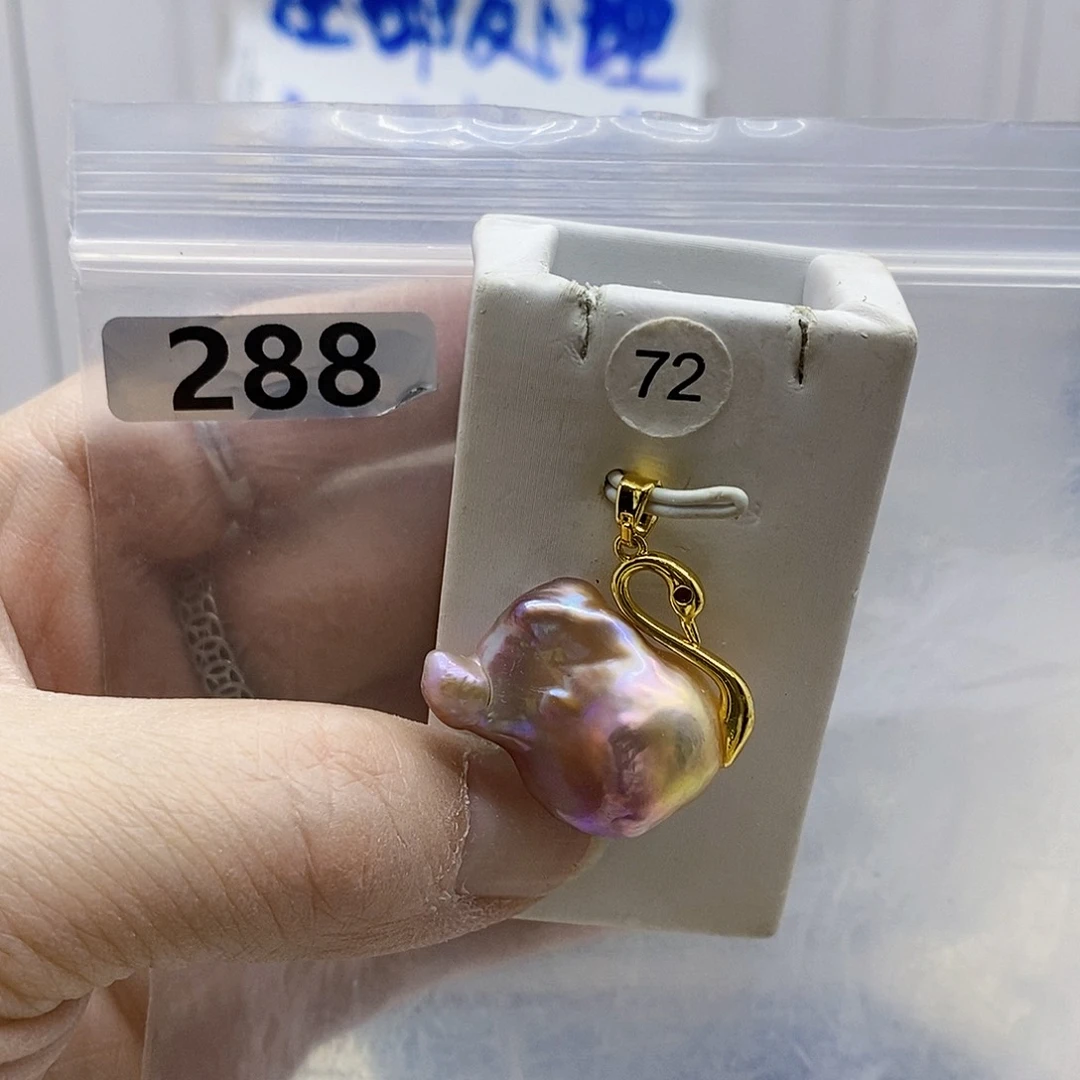 颈饰合金淡水珍珠