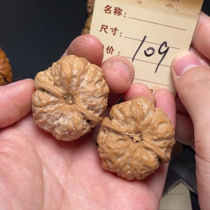 把件文玩核桃蛙蛙36尺打底发109