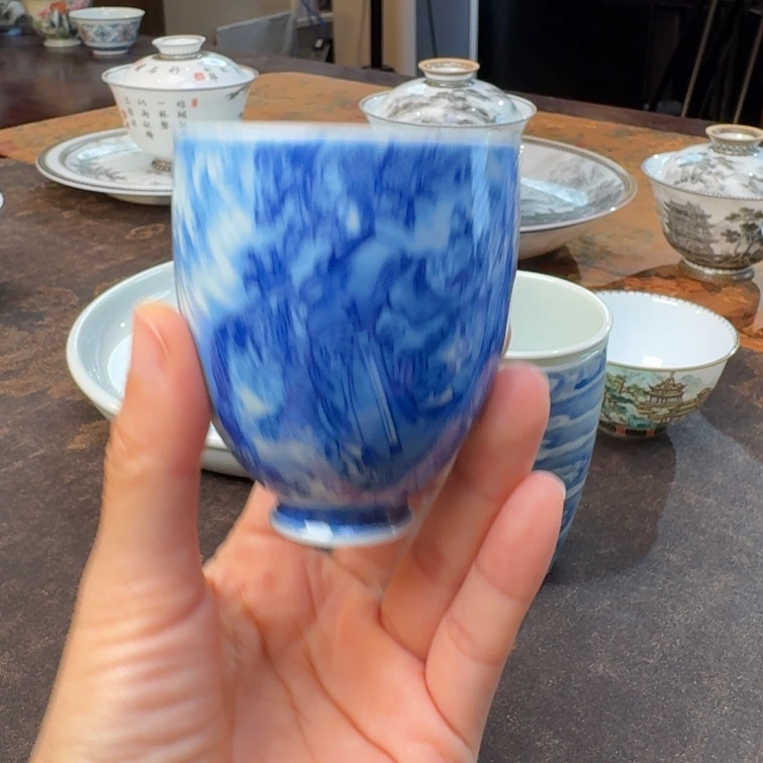 豆****青花主人杯青花青花