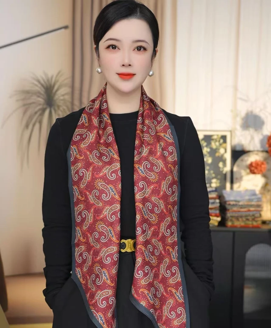 P13【红腰果】新款棉质150*22左右精致小飘带