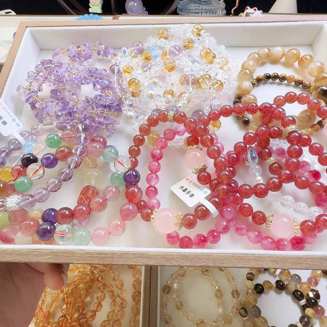 水晶手链未镶嵌福利水晶手串