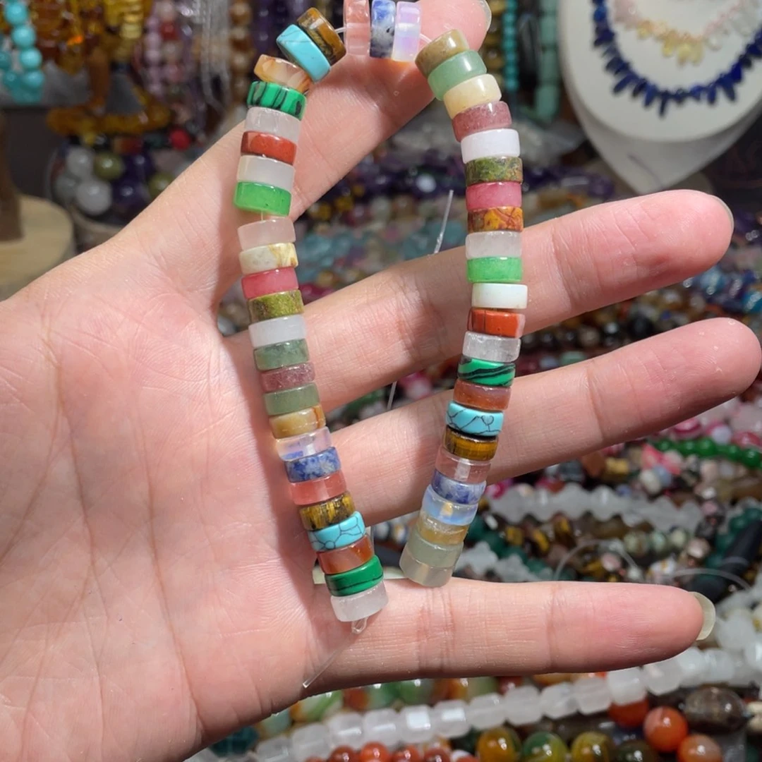 石英质玉，多宝直切10mm，未镶嵌