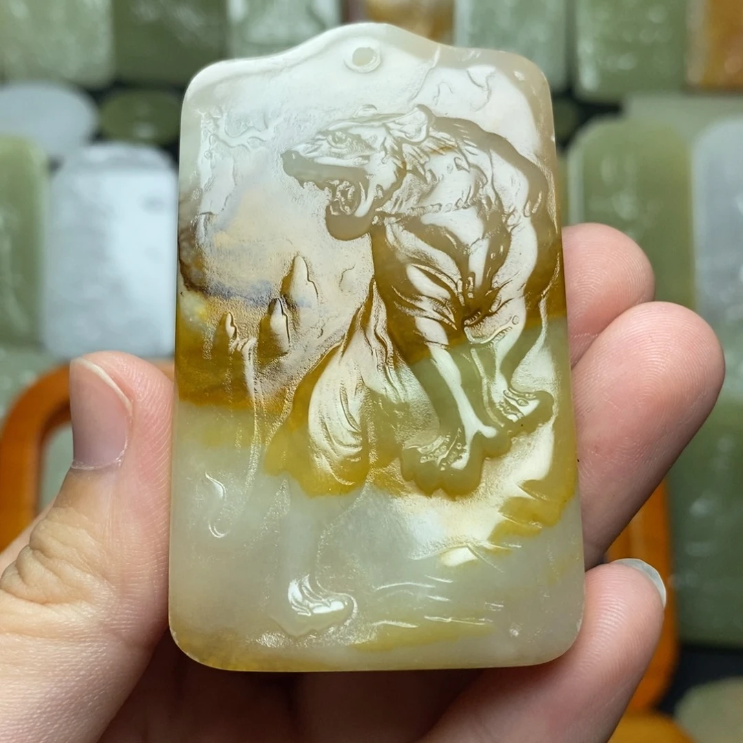糟***头昆仑山料方解石玉