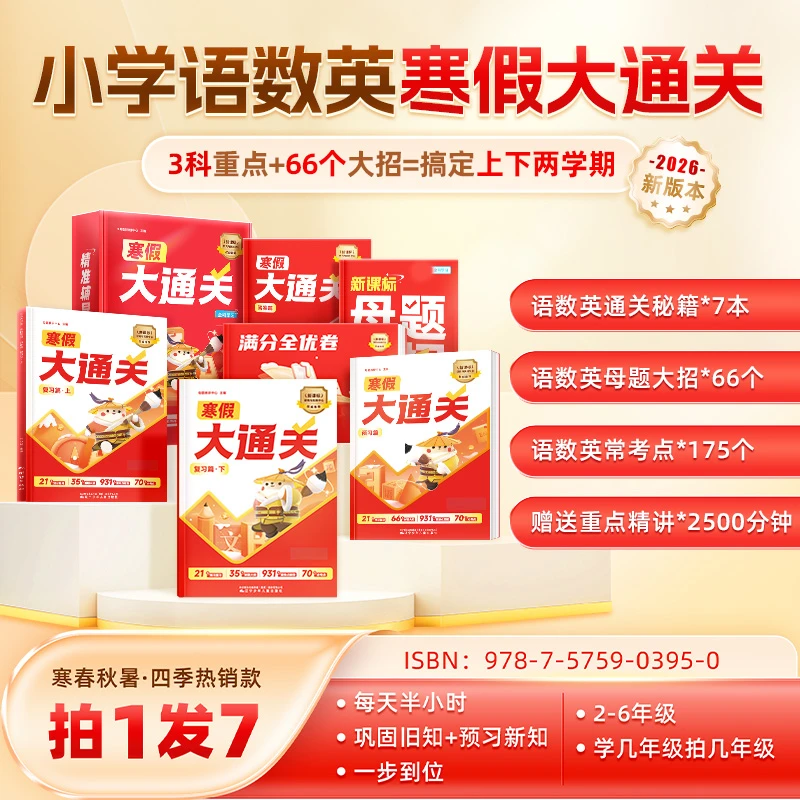 小学语数英母题大招大通关 全国通用版 LQQ*