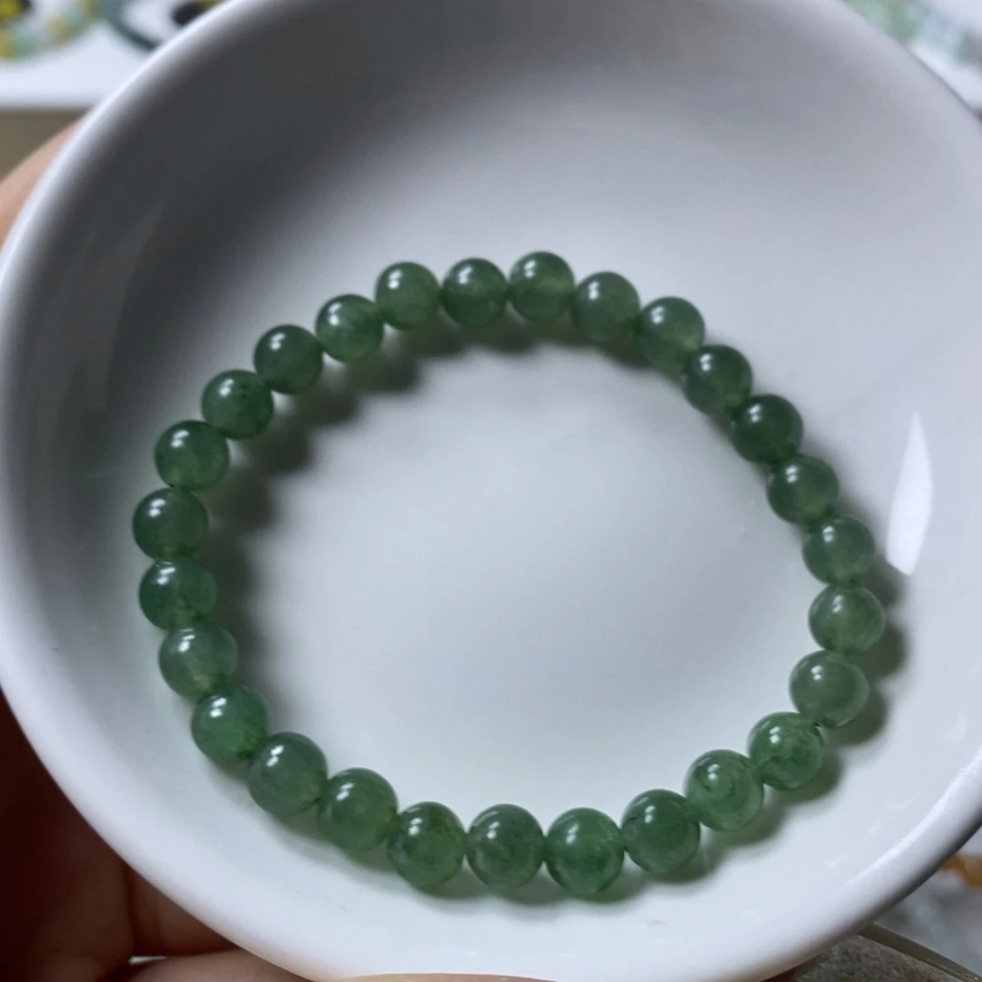 未镶嵌手链翡翠油青卡7
