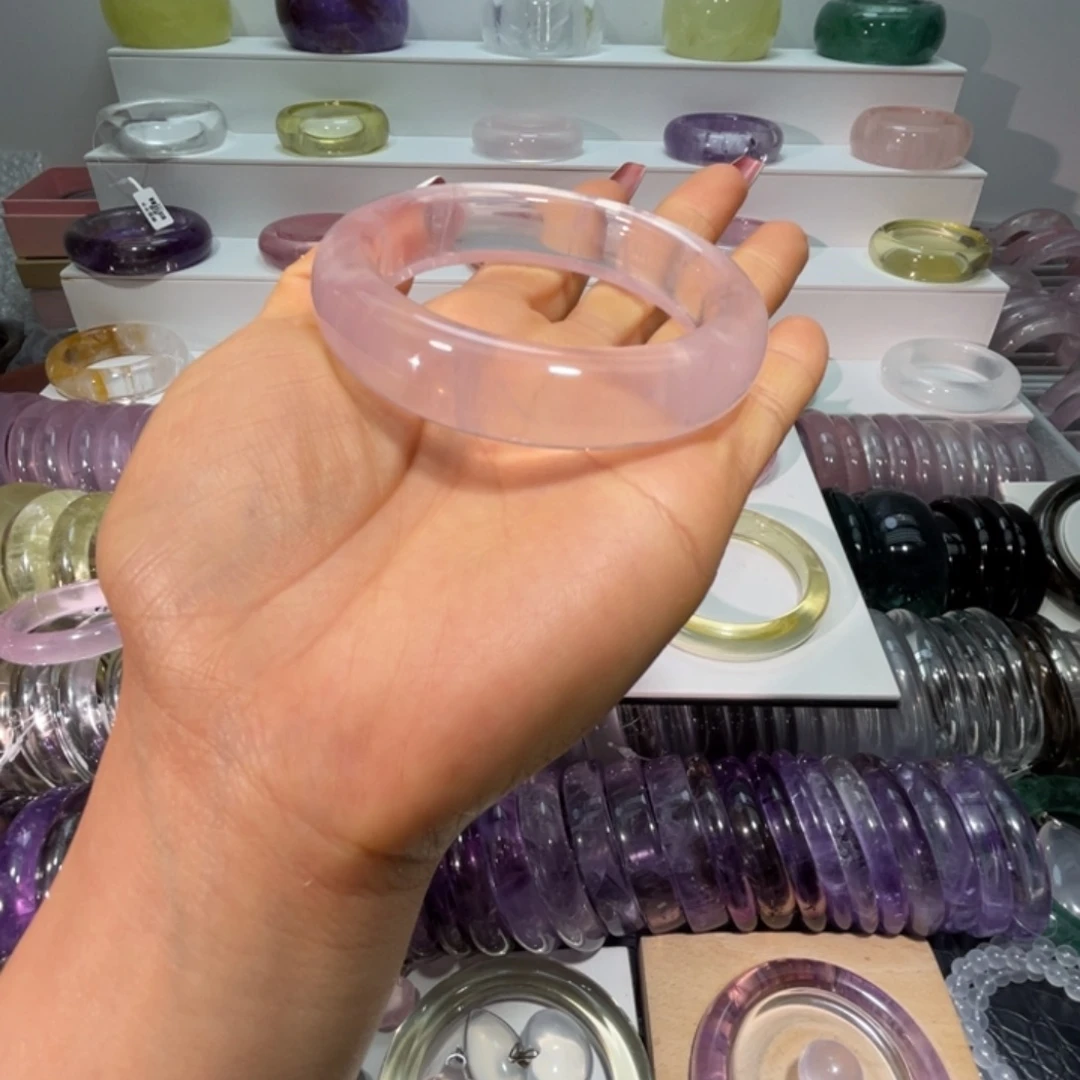 手镯水晶未镶嵌手镯58.4圈口10号