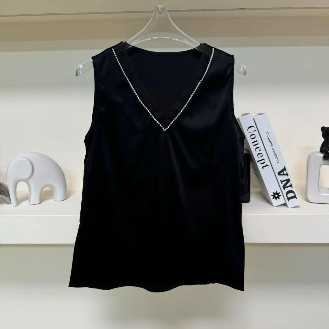 【深圳米熙儿】桑蚕丝休闲百搭T恤1006