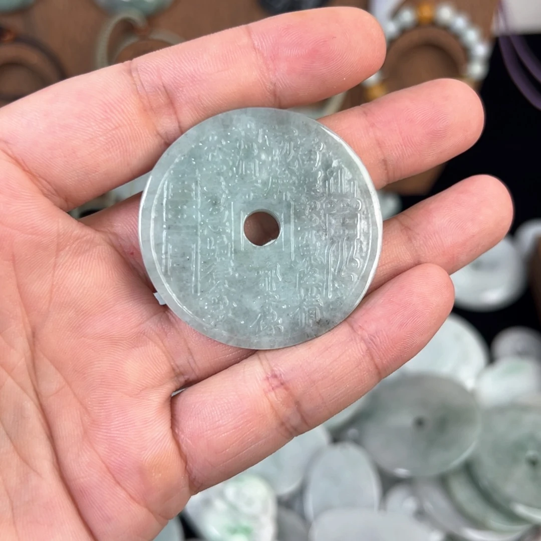 翡翠未镶嵌颈饰多样性发其一 天然A货翡翠0035