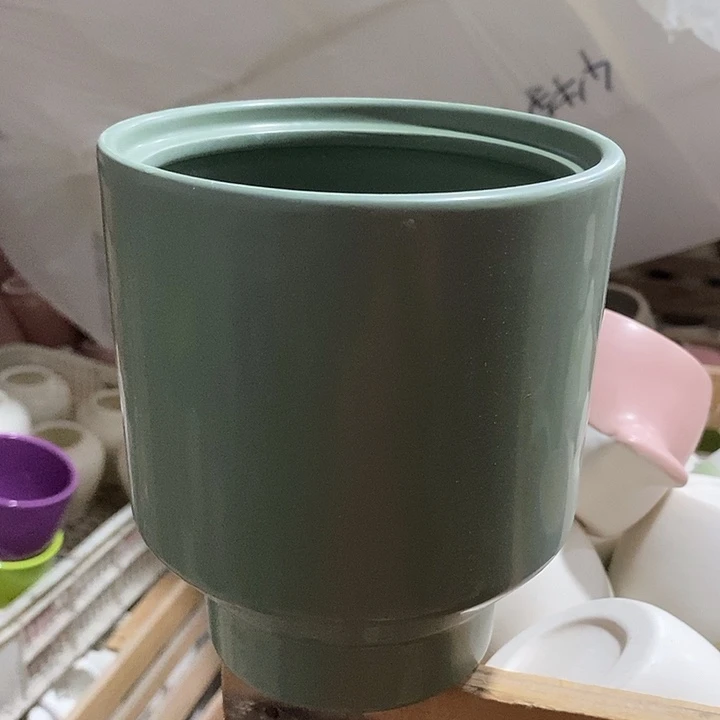 摆件陶陶盆有孔 瑕疵介意勿拍