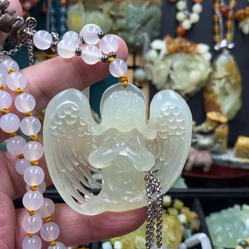 【闪购商品】蛇纹石玉吊坠未镶嵌