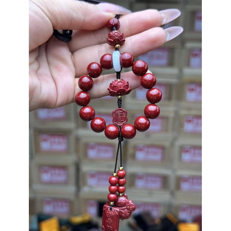 含辰砂工艺品J0235 精品手串无礼盒