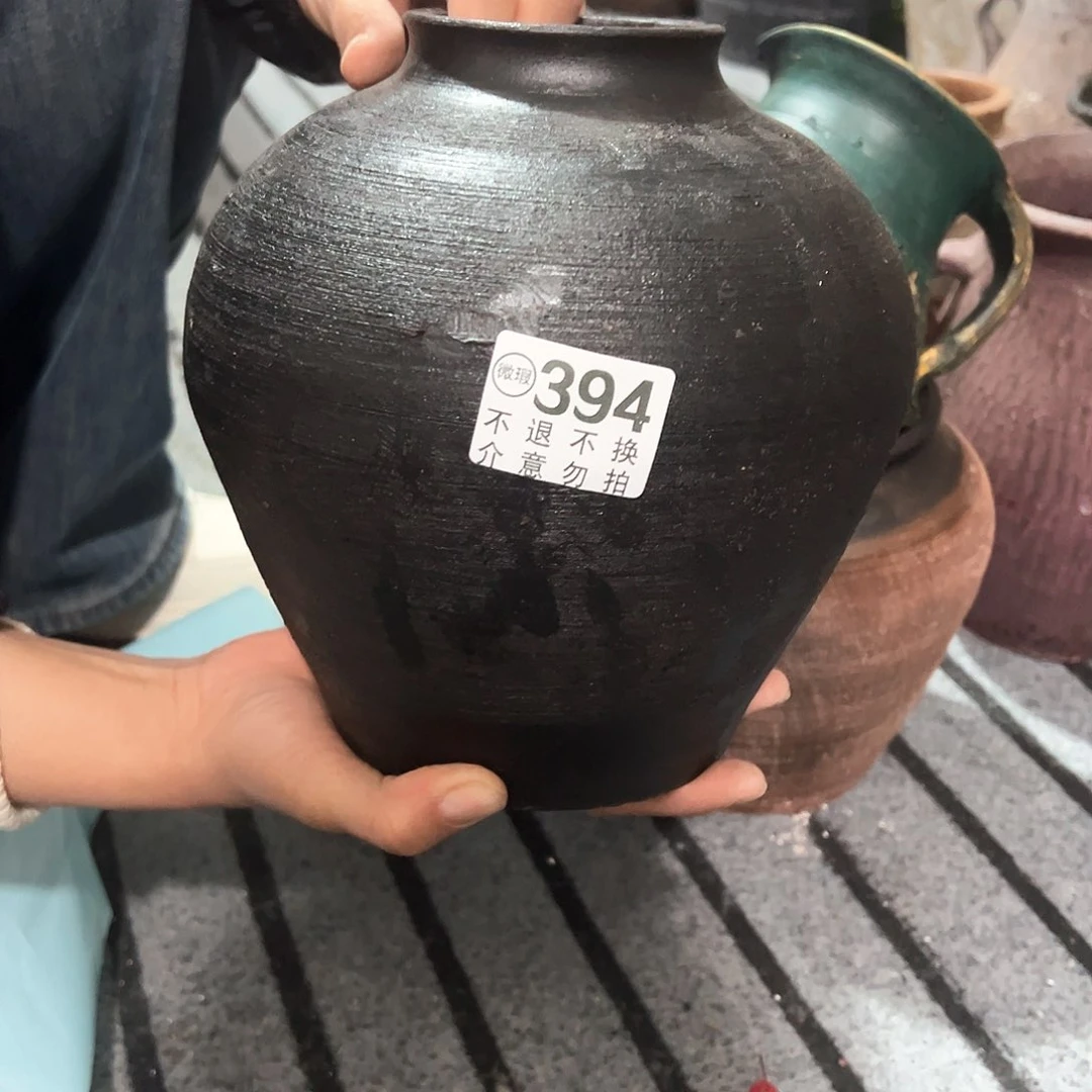 红陶瑕疵黑色394