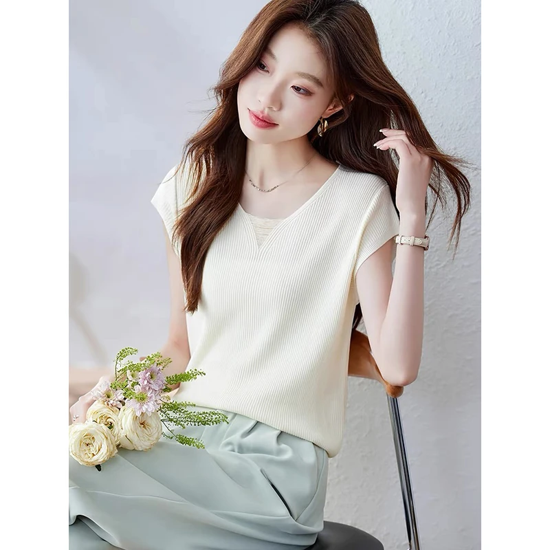 【樱草黄】3801超柔软新款高品质V领针织上衣