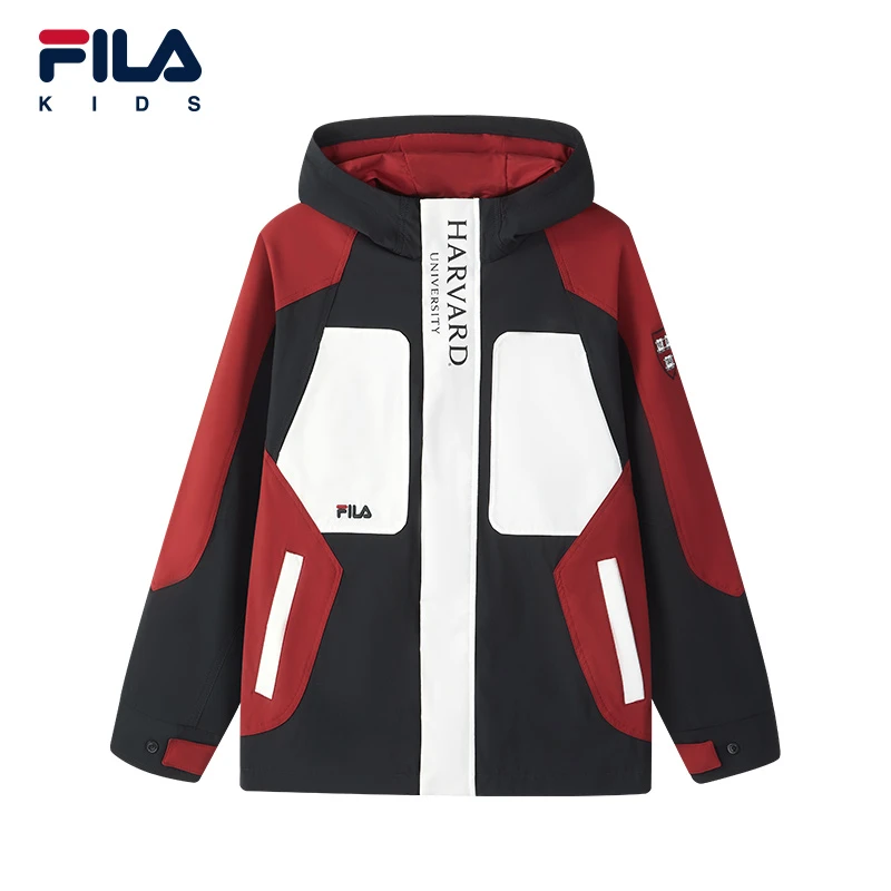 【斐乐儿童】2025年秋季新款百搭舒适潮流中大童梭织外套K12B534709