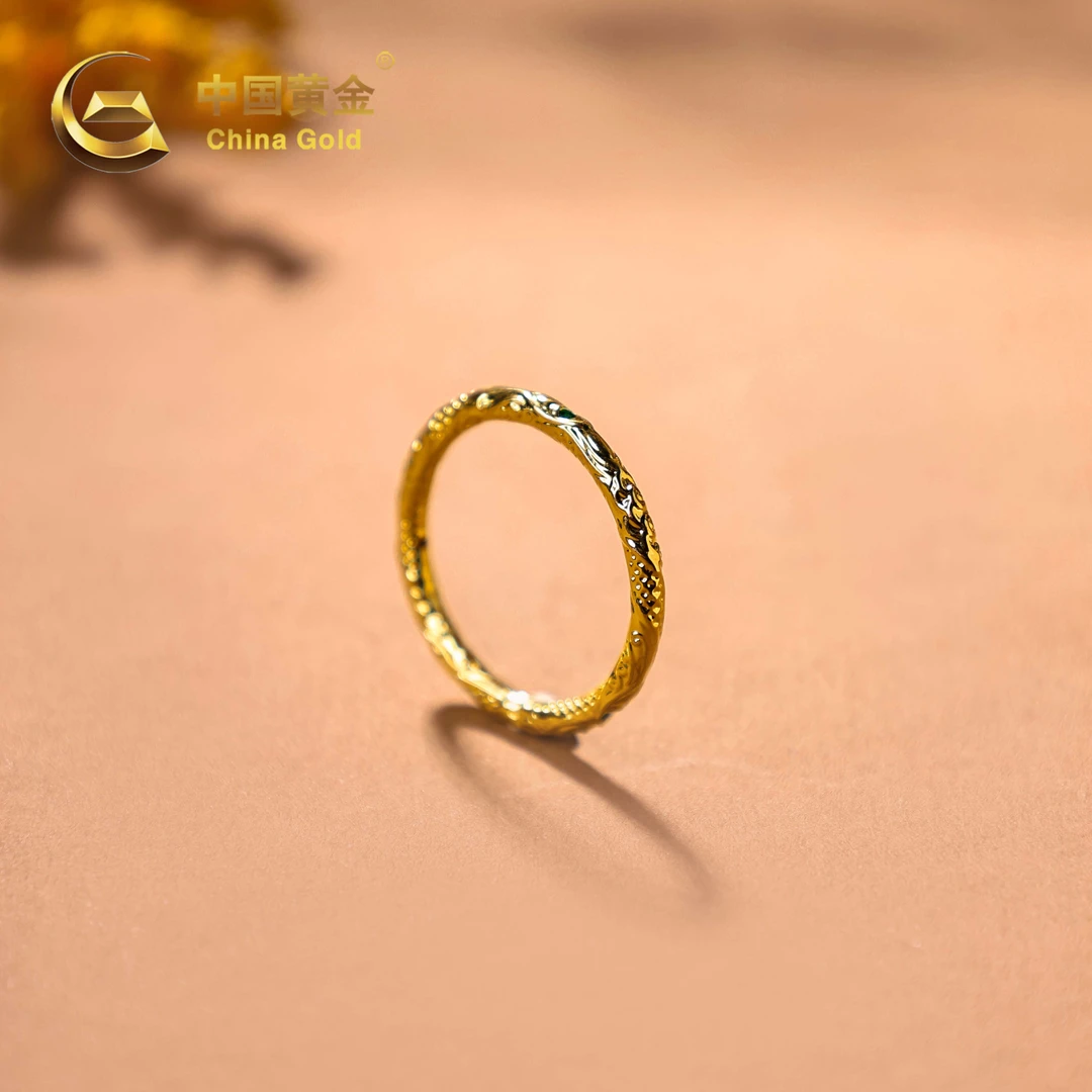 合成锆石【中国黄金】曼吟 | 18k金*戒指-J1215-Y