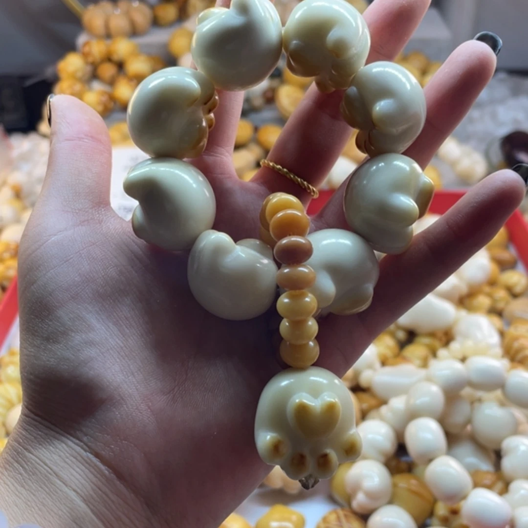 菩提根/象牙果吊坠微瑕象牙果猫爪手捻