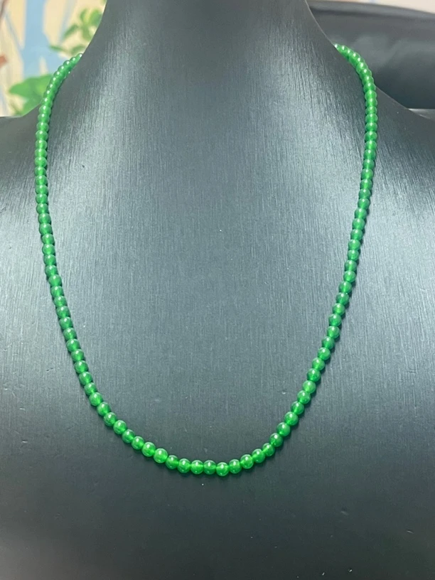 翡翠小米珠4mm的