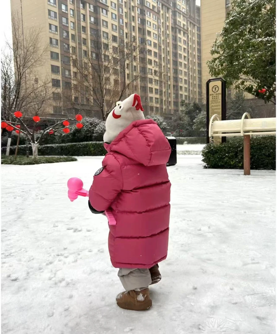 （保姆款）2025新款韩版中长款儿童加厚羽绒服男女童中大童外套