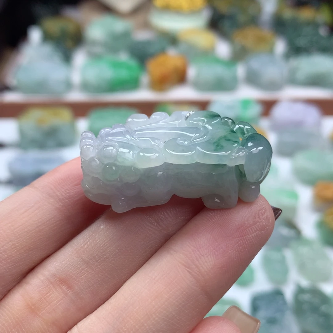 翡翠未镶嵌颈饰翡翠貔貅03