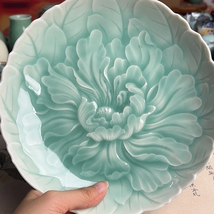 龙泉云间青瓷小米茶器