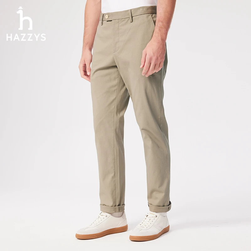 Hazzys哈吉斯春夏季男士休闲裤长裤男裤下装裤子