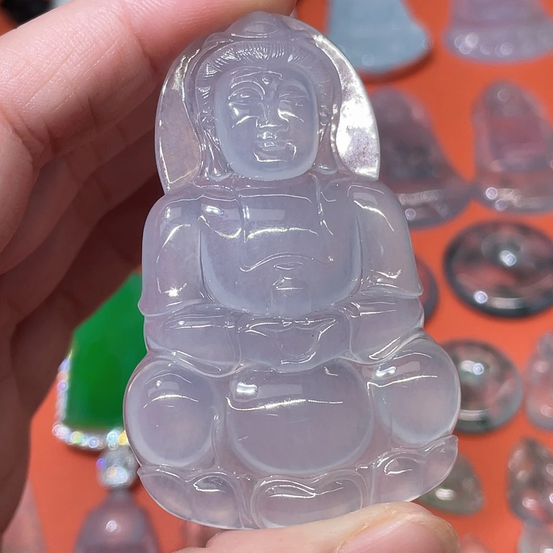 颈饰未镶嵌翡翠观音
