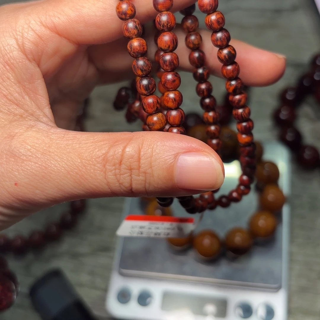 b***n降真香海南红降花梨公0.6、108高货多圈