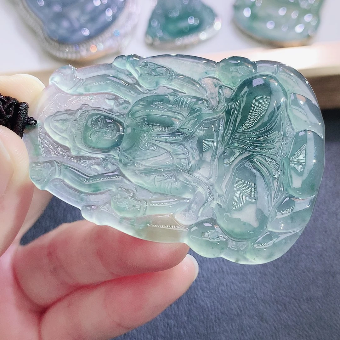 翡翠未镶嵌挂件翡翠