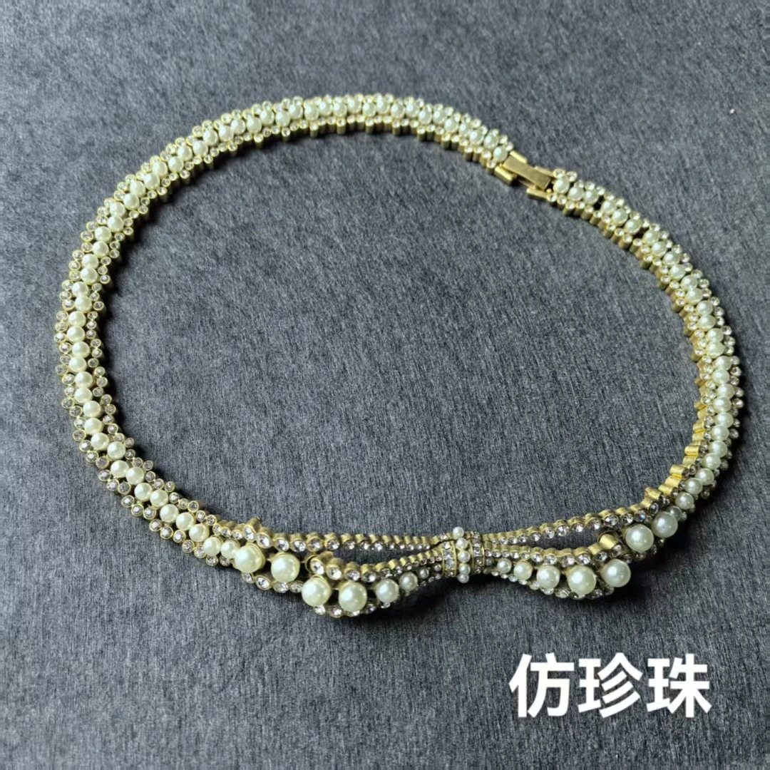 铜合金树脂项链 铜合金[花驴专享] 合金项链 HV81307