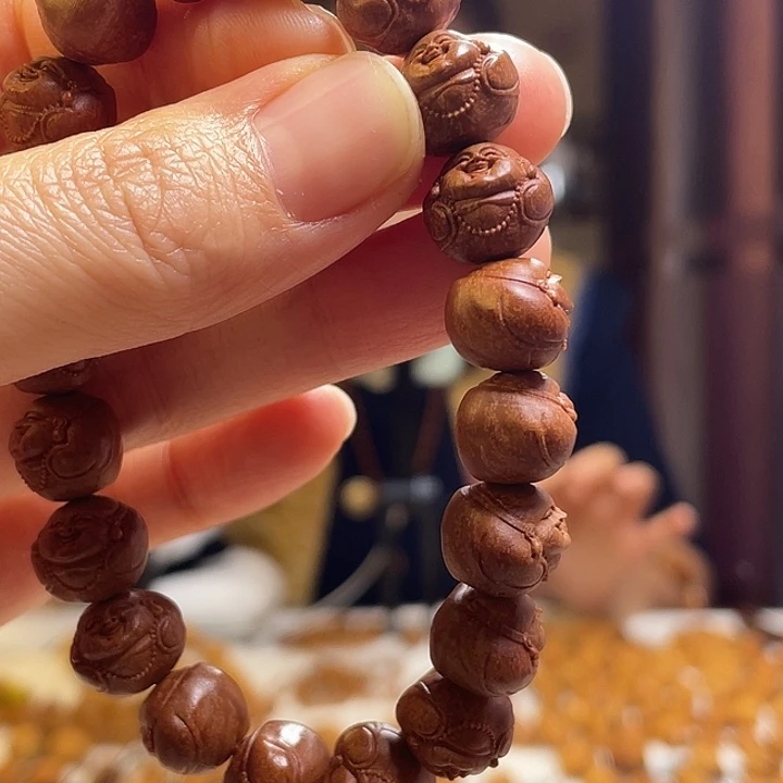 手串/手链橄榄核龙纹桃核