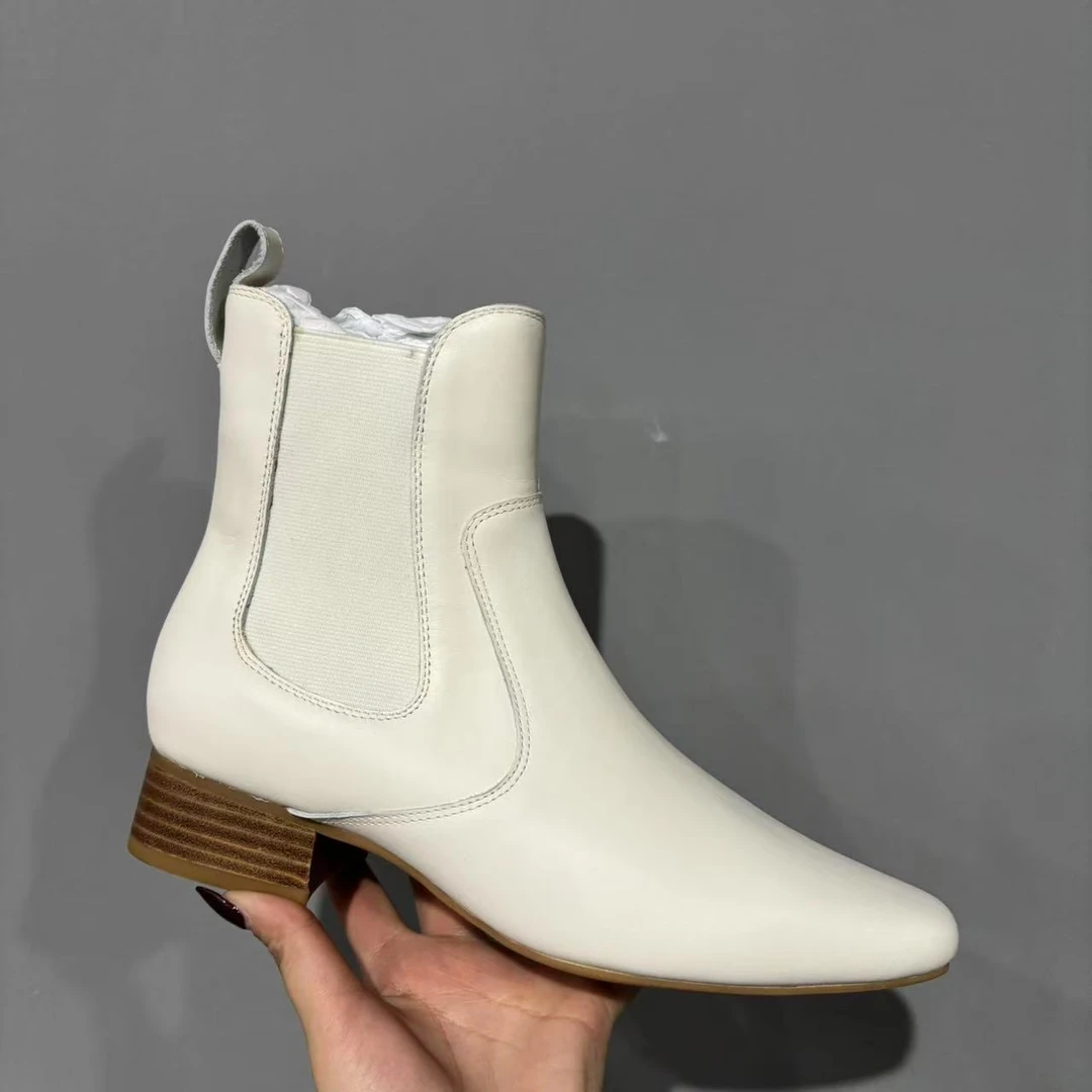 553 新款真皮气质短靴女靴