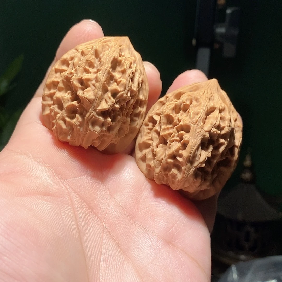把件文玩核桃40鸡心全品