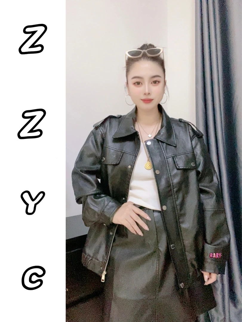 ZZ赵赵老钱风美拉德穿搭机车2025新款早秋穿搭复古半身裙套装