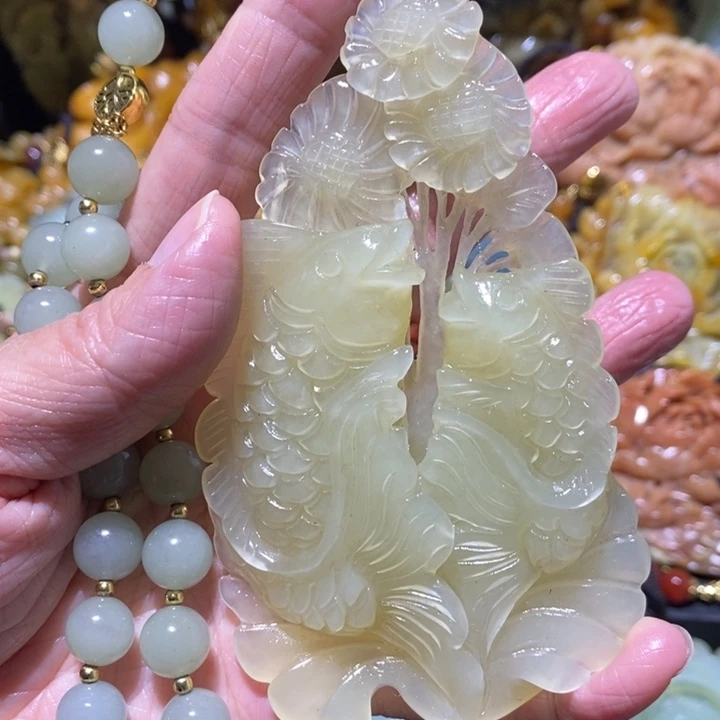 岫玉岫玉吊坠未镶嵌