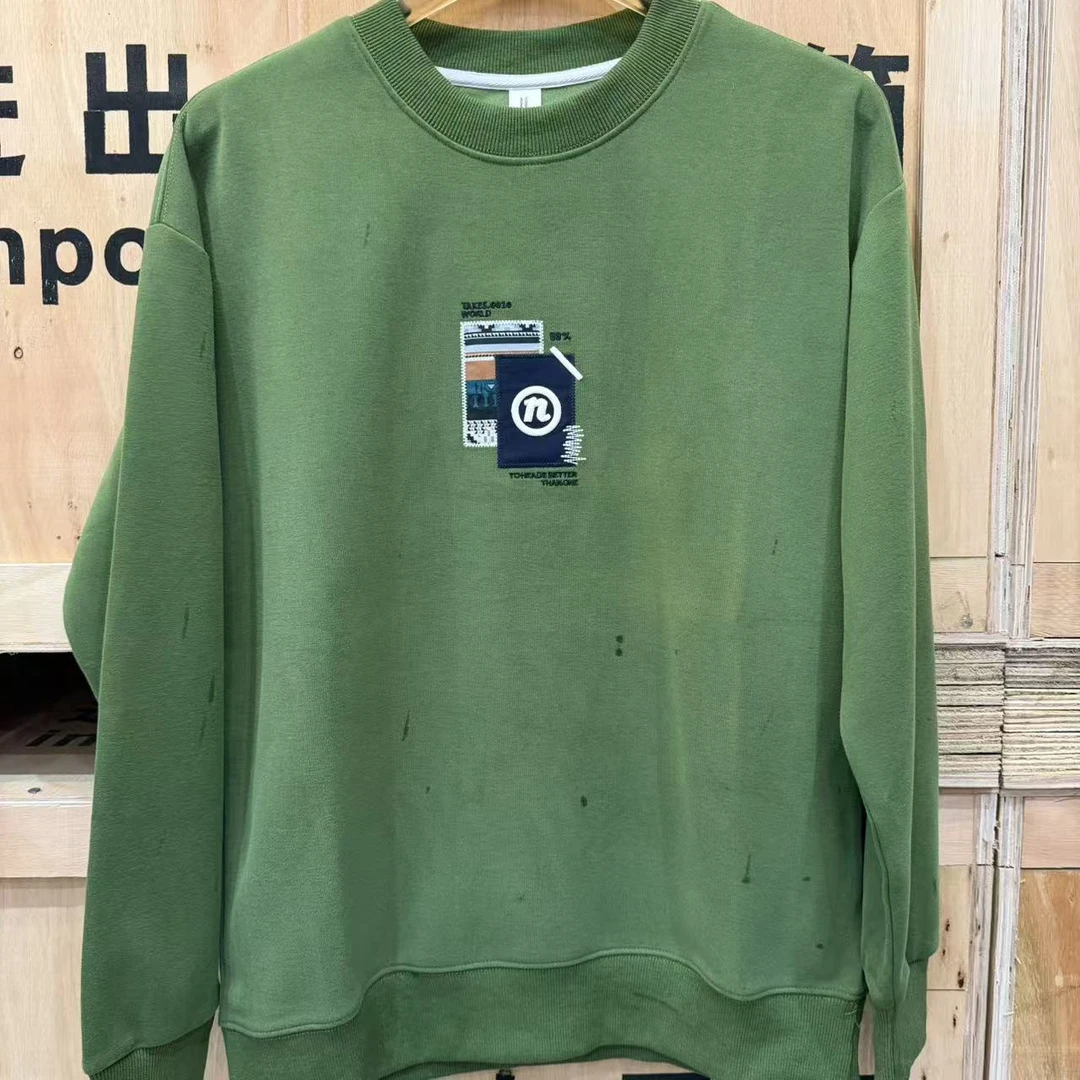 2680-春秋百搭情侣款休闲宽松长袖韩版卫衣-G