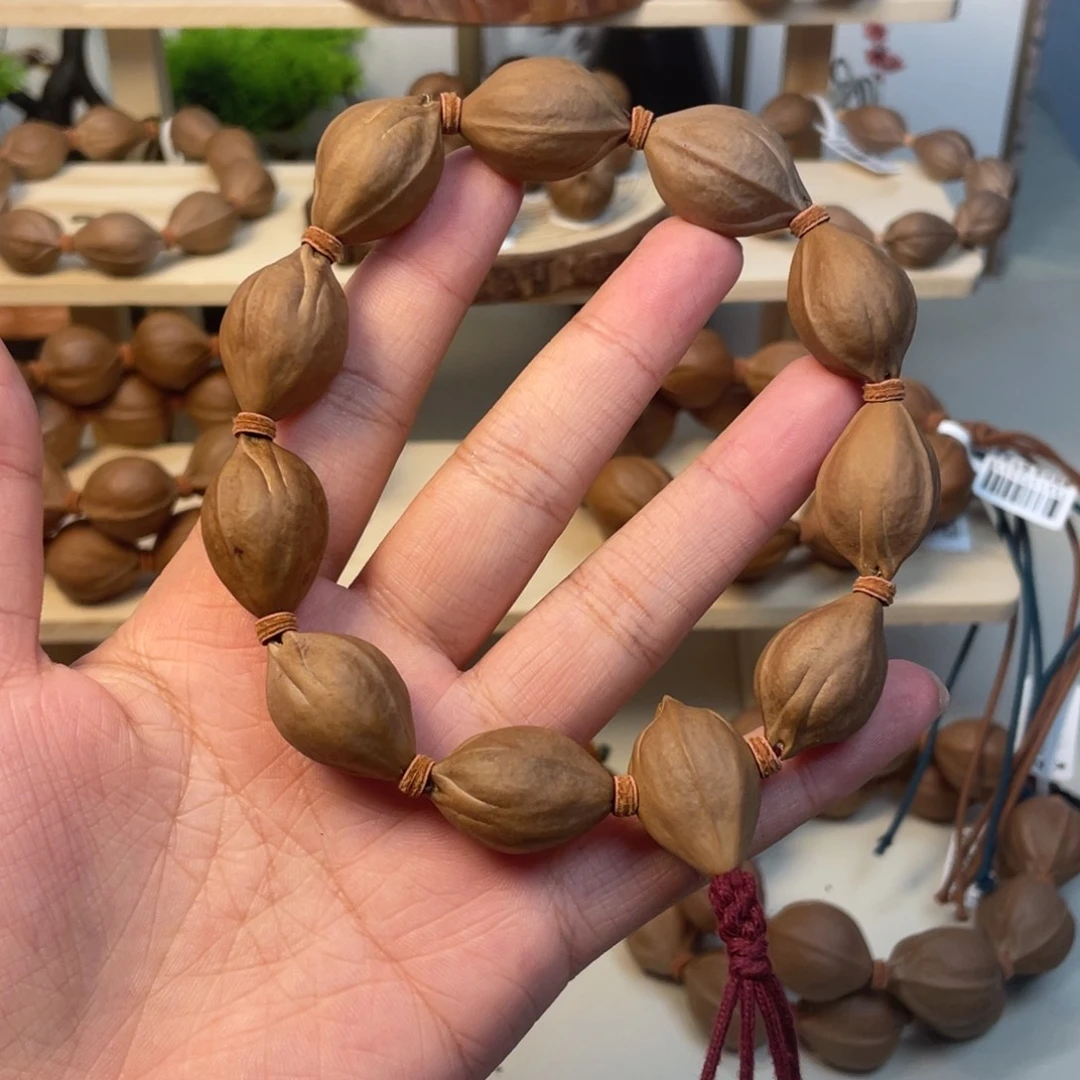 橄榄核手串/手链16.5*25三面佛梅林铁核