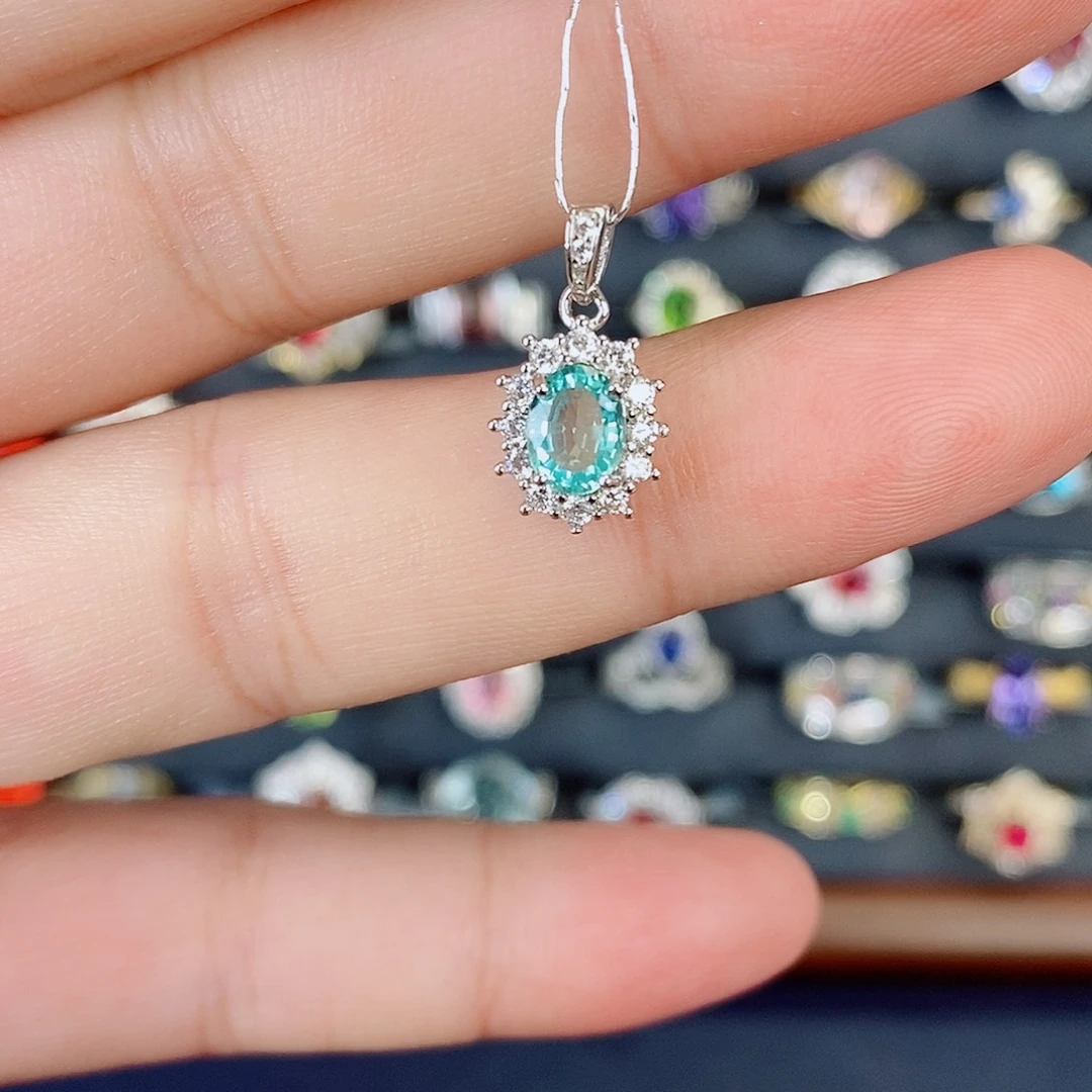 不含链磷灰石银S925镶嵌