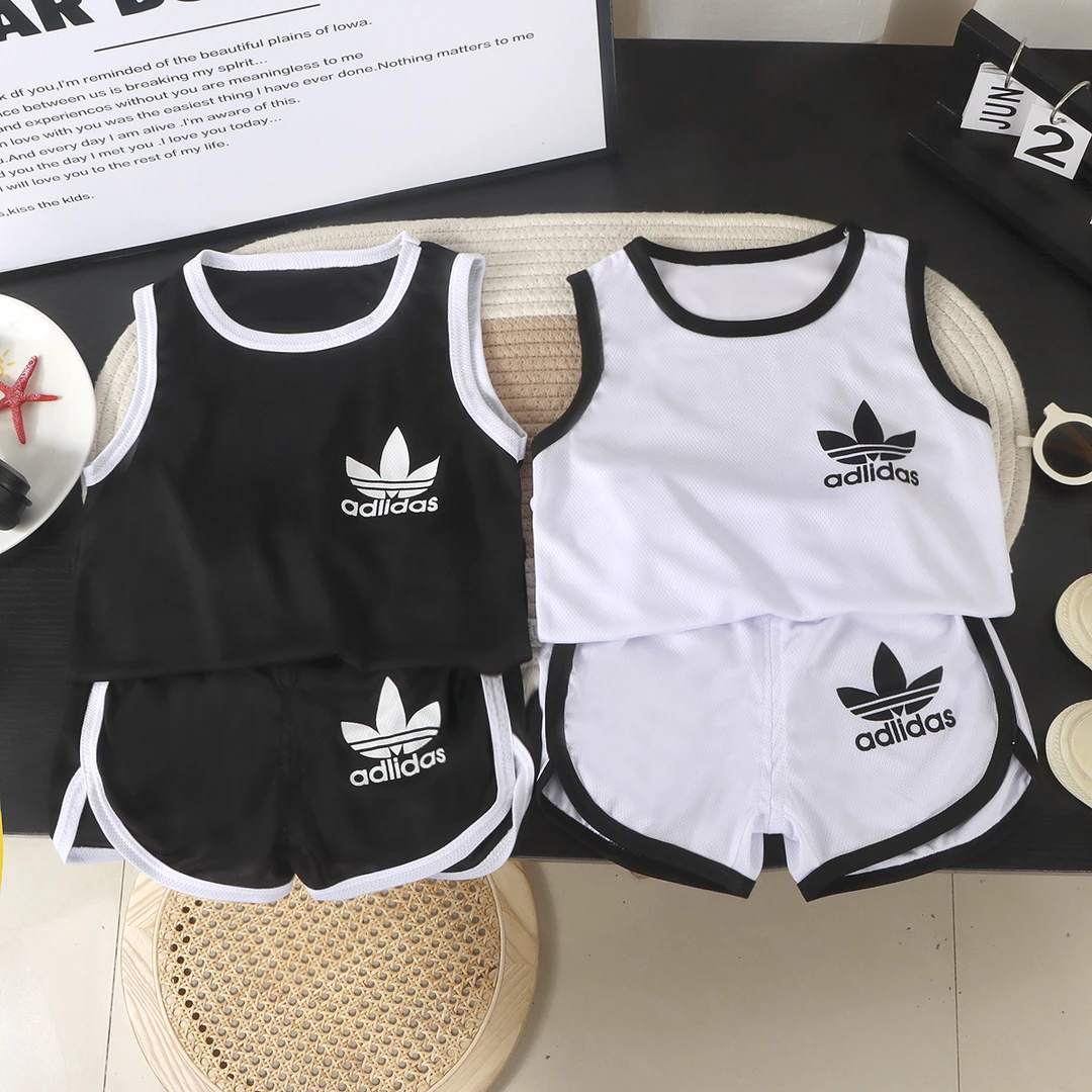 运动套装儿童通用运动短裤夏季球衣运动风速干衣宝宝夏款背心