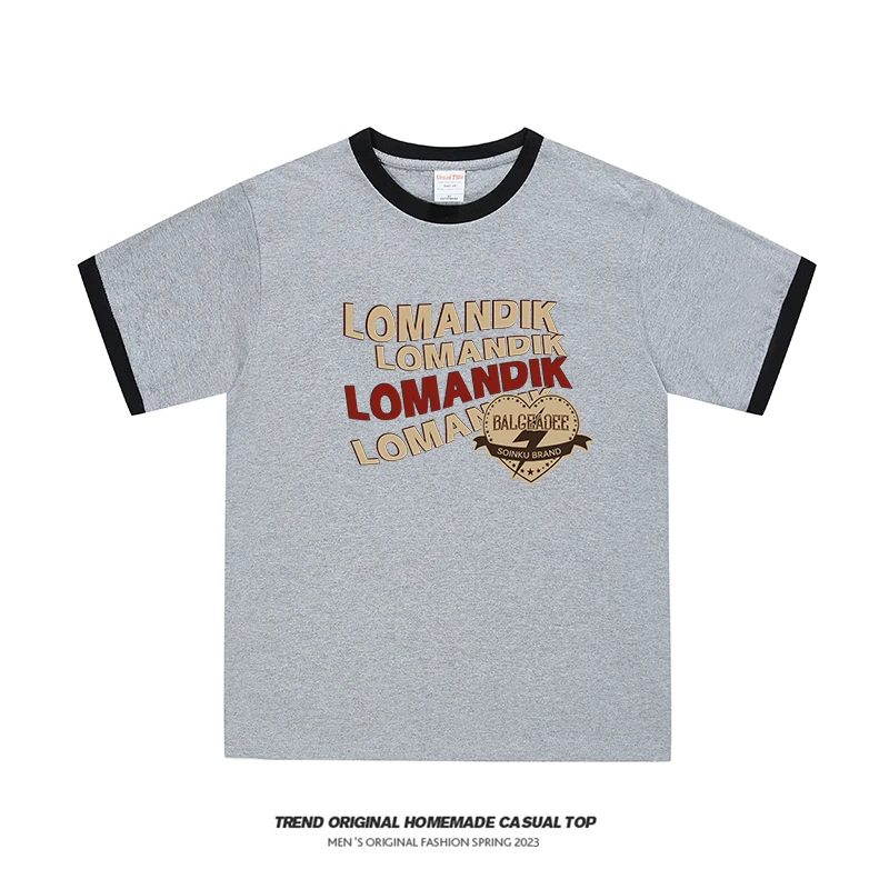 【T恤系列】百.老汇 撞领休闲短袖