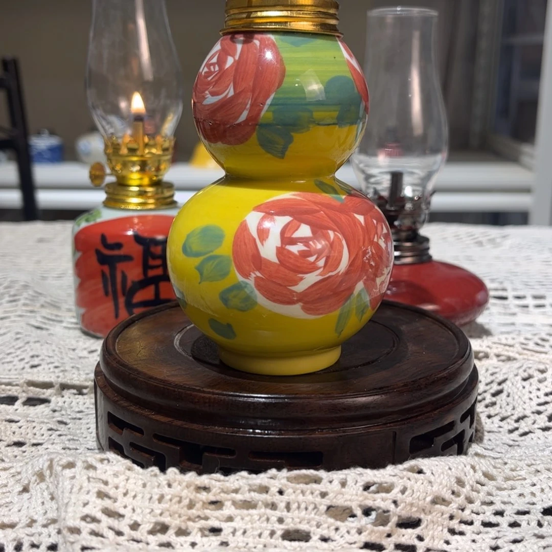 摆件景德镇陶瓷香薰灯