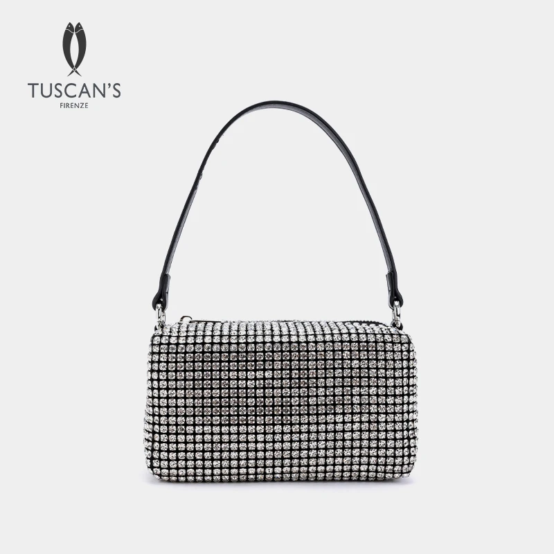 TUSCAN'S满钻晚宴包轻奢时尚亮钻单肩斜挎包包女包名媛TS时代双鱼
