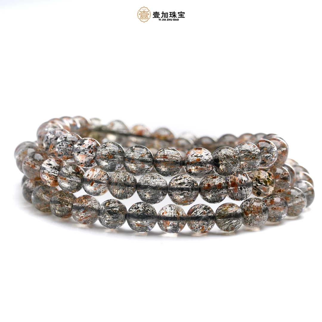 壹加师姐|手工设计黑超七多圈手串多样性发一#600