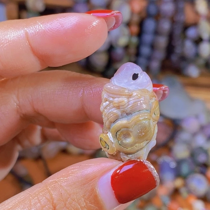 玛瑙/玉髓珠宝半成品未镶嵌必*