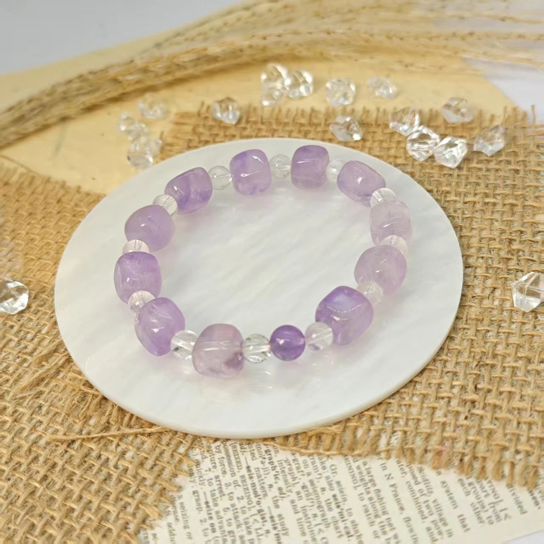 《止安》薰衣草紫水晶糖果豆手链9+(多样发其一) DR54